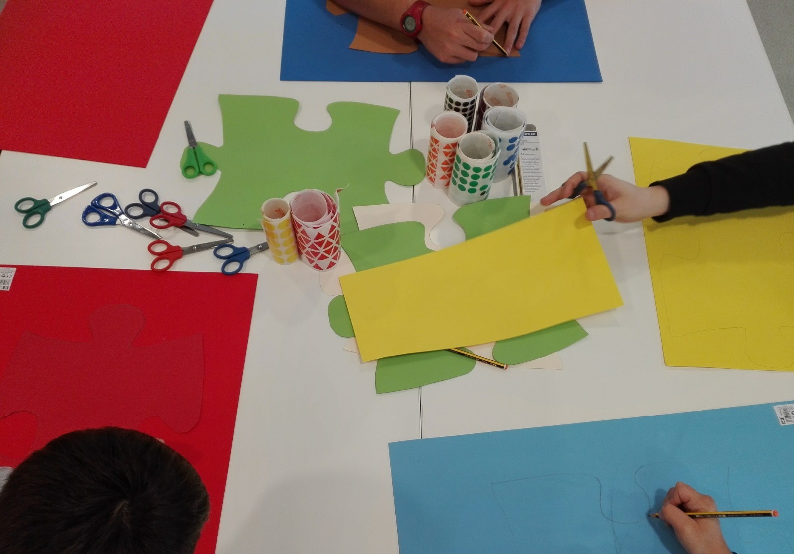 Preparación de una actividad en el CSMIJ Lleida