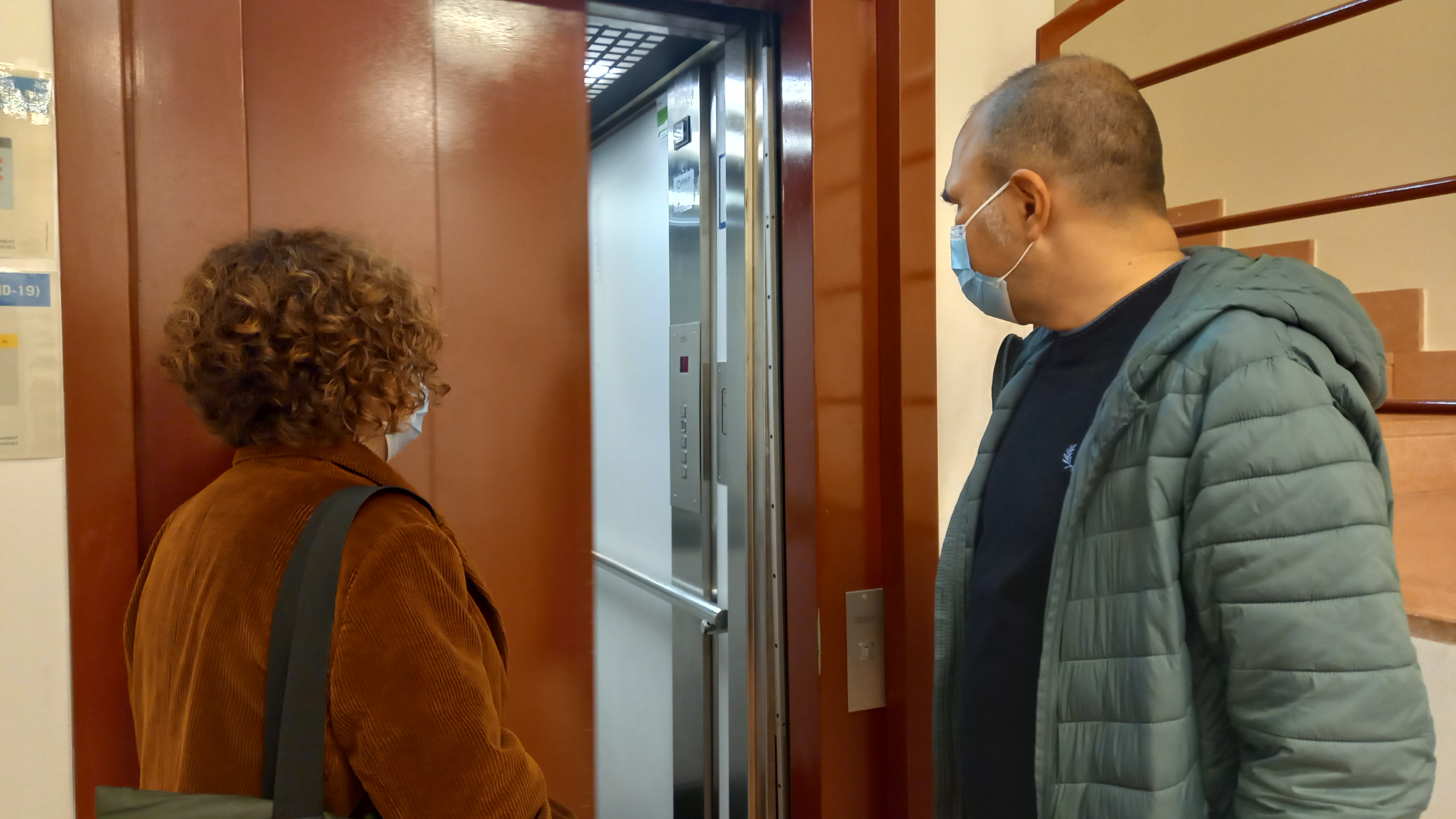 Visita a domicilio del equipo de salut mental del CSMA de Esplugues de Llobregat