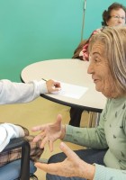 Actividad intergeneracional del proyecto Crenco